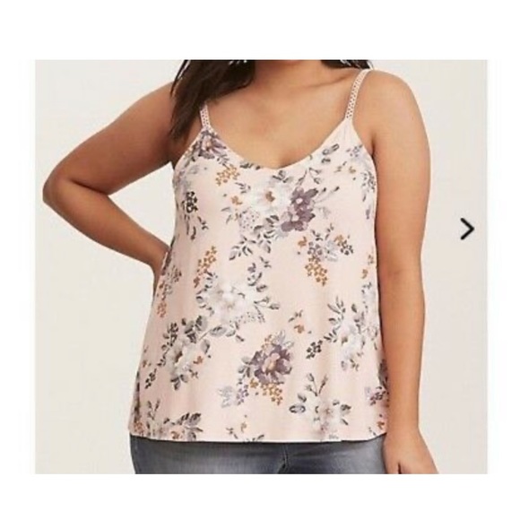torrid Tops - Blush Pink Swing Cami